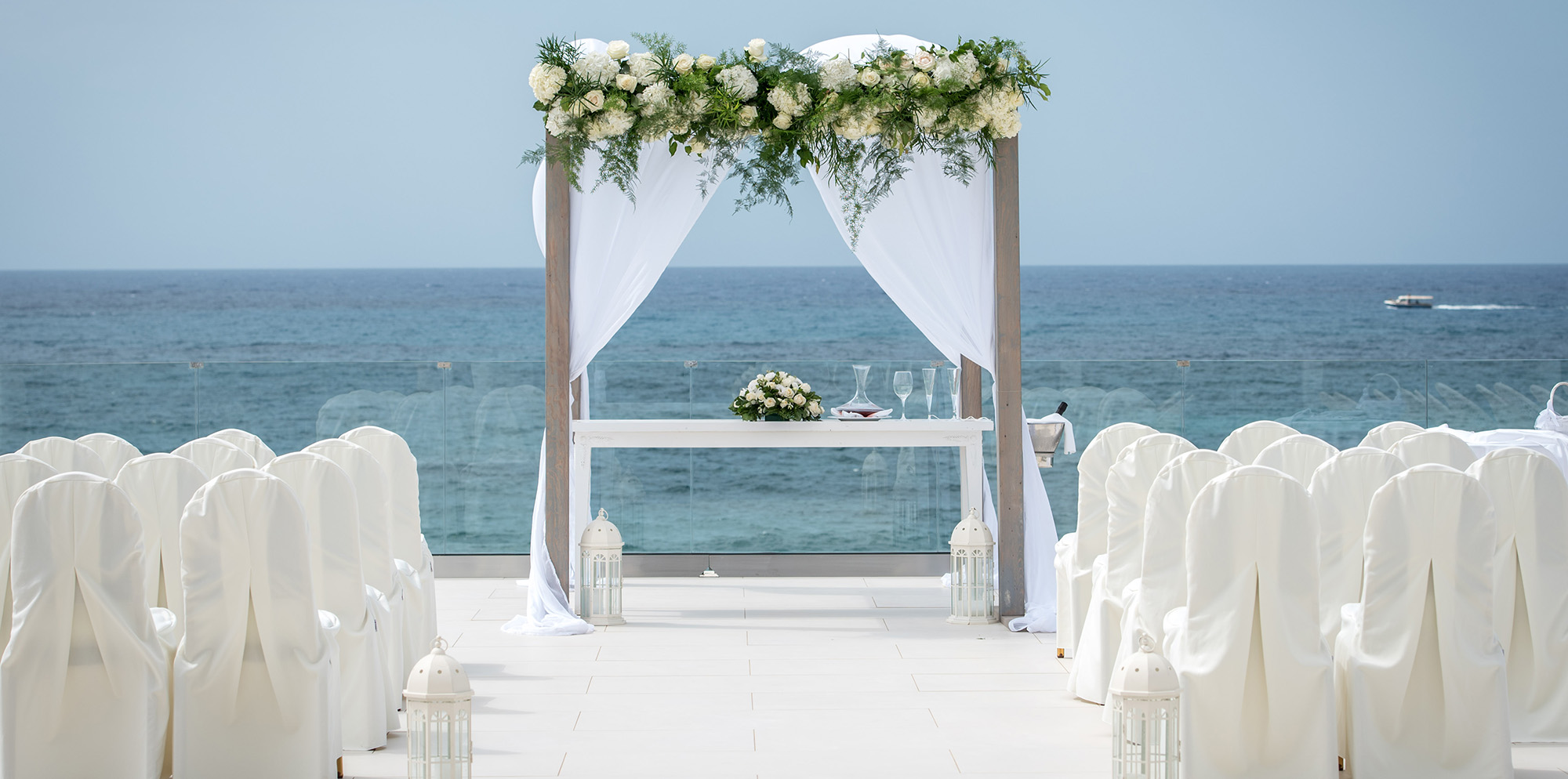 Book your wedding day in Grecotel Lux Me White Palace, Luxury Resort